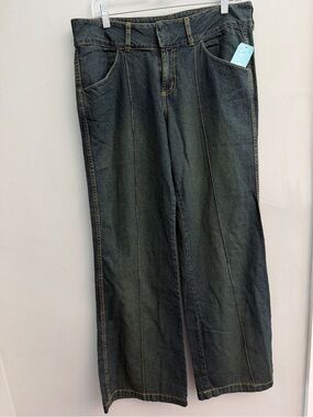*New* Vintage 90s Y2K Paris Blues Wide-Leg Denim Jeans from Delia’s, Size 11